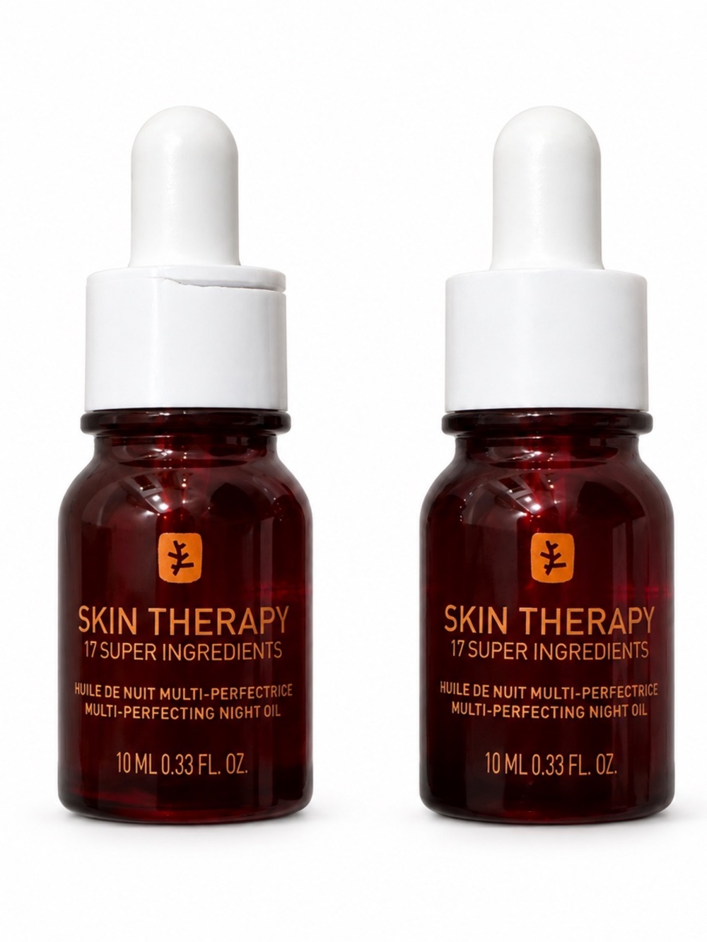 Erborian Skin Therapy Multi-Perfecting Night Oil-Serum Mini Duo 10ml X 2 NEW